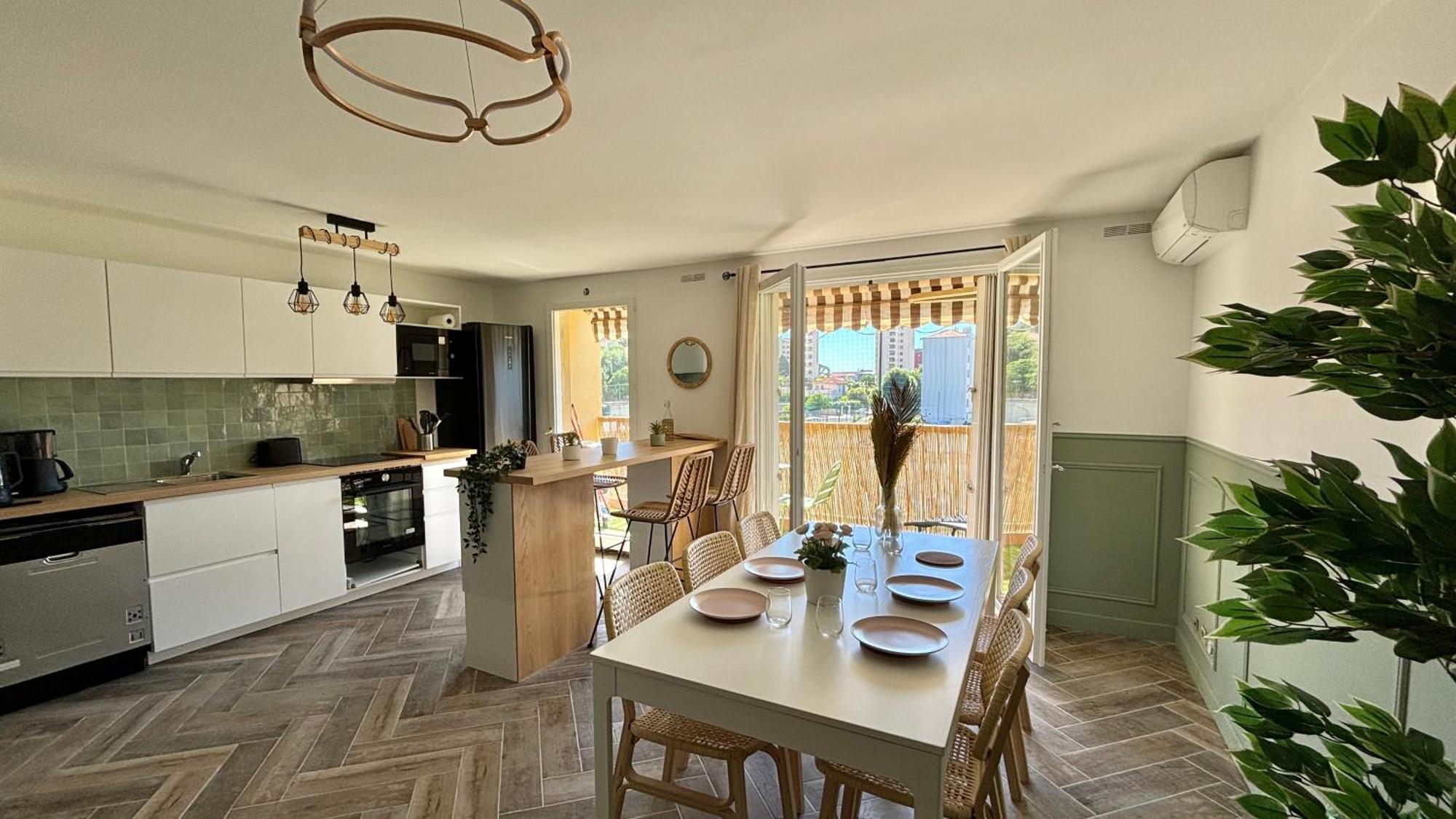 ניס Modern & Cosy 3 Bedrooms Train Tramway מראה חיצוני תמונה